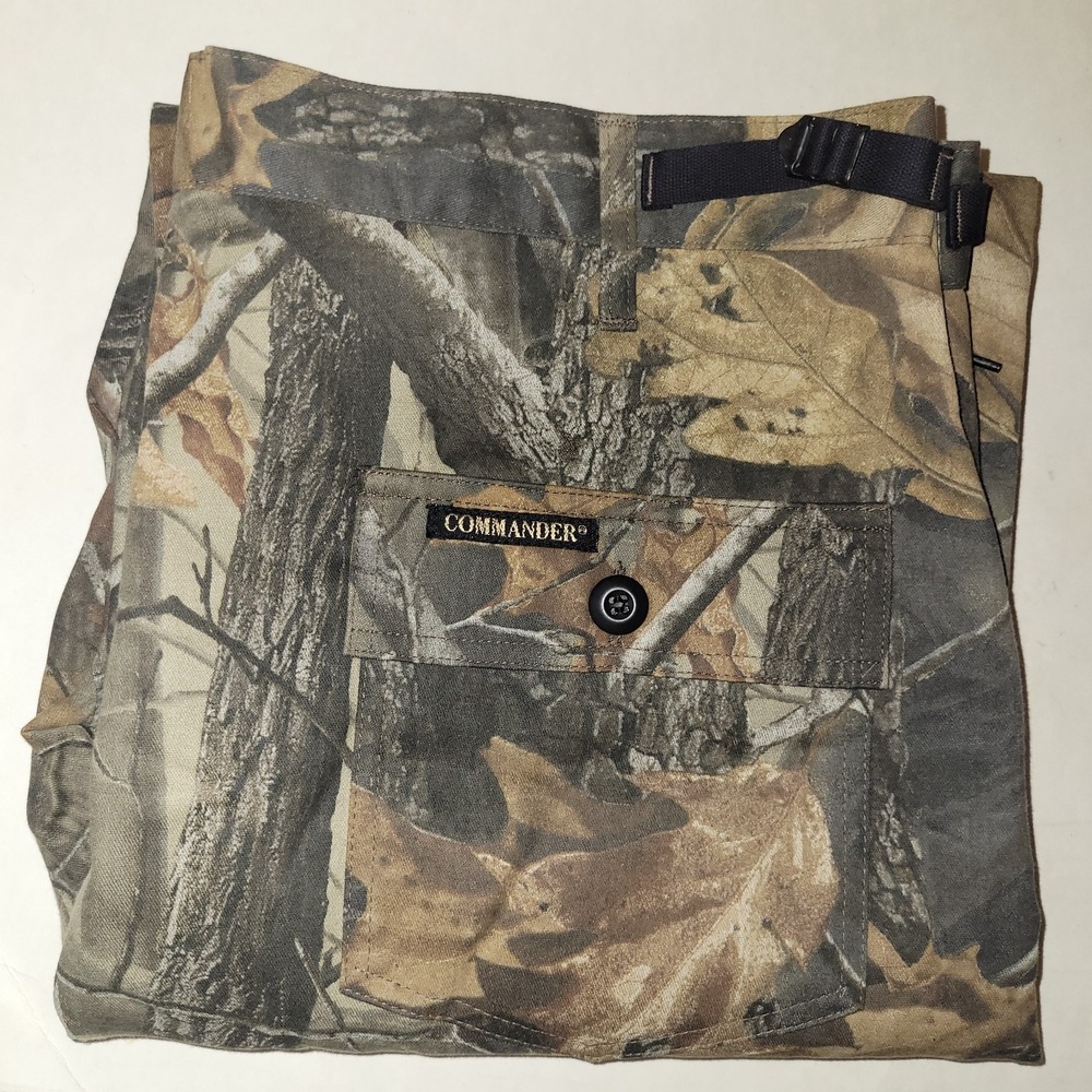 Vintage Realtree Hardwoods Commander Camo Hunting Pants Size Large Regular 40x32